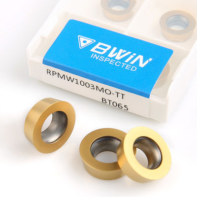 Rpmw 1003 Mo Inserto de metal duro para fresamento de face PVD Insertos de corte intercambiáveis